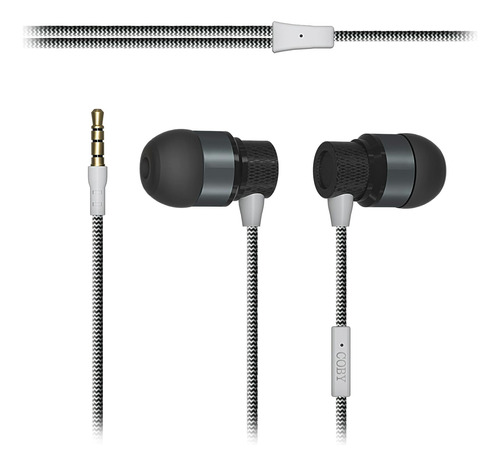 Auriculares Con Cable Metal Con Aislamiento Ruido Coby | Con