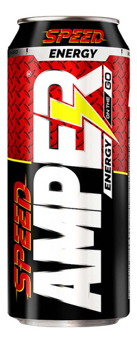 Bebida Energética Amper Bebida Energizante Speed En Lata 473ml Pack X12
