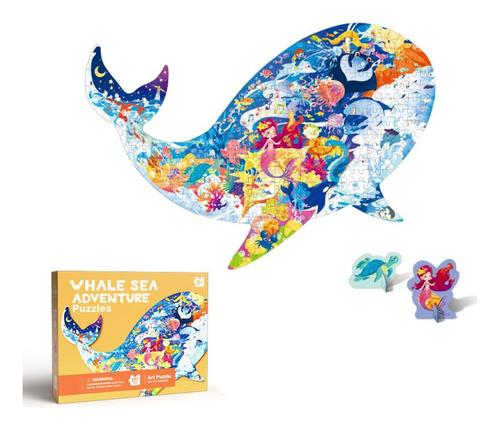 Puzzle De Ballenas Juguetes Para Niños 277 Piezas