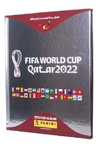 Libro Album Capa Dura Prata Copa Do Mundo Qatar 2022