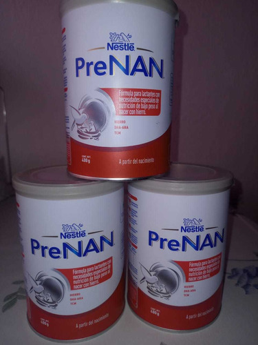 Pre Nan (pack 3 Latas De 400 G C/u)