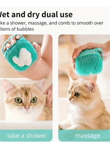 1 Cepillo Para Baño De Mascota