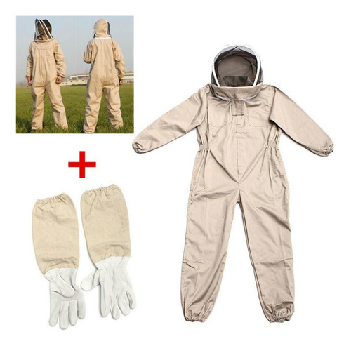 Traje Protector De Abejas Traje De Apicultura Chaqueta Prote