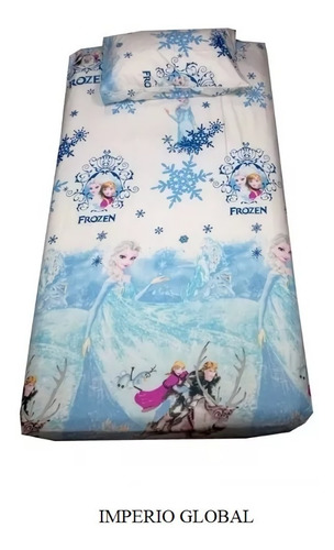 Cubrelecho Cama Sencilla Mas Sabana Sencilla Frozen
