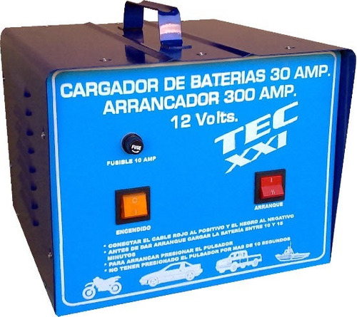 Tecnopar Cargador De Baterias Con Arrancador 30/300 12 Volts