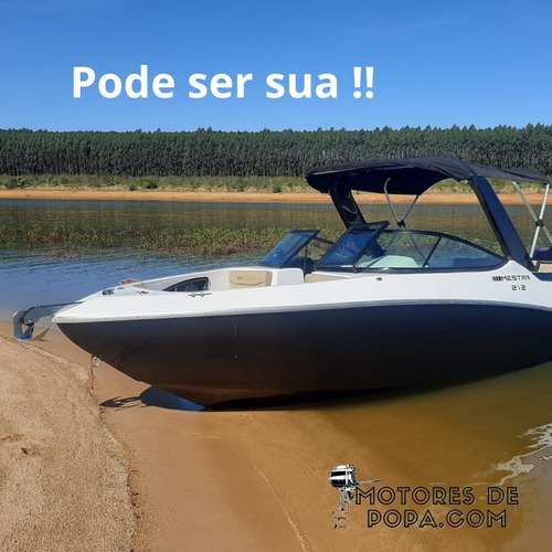 Imagem 8 de 15 de Lancha 21 Pés Semi-nova 29 Horas Mercury 150 Hp Pro Xs