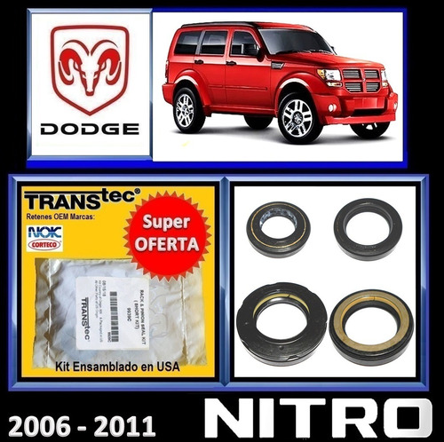 Dodge Nitro Kit Reparación Cremallera Dirección Hidráulica