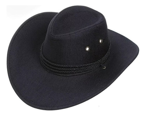 Sombrero Verano Estilo Vaquero Doble Cordel Gorro 