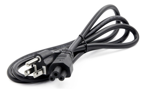 Kit 3pz Cable De Corriente Trifásico Para Laptop Negro 1.5m 