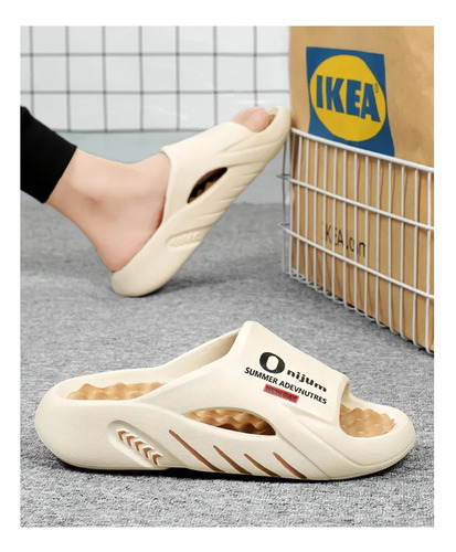 Sandalias De Playa Con Suela De Eva Para Hombre, Zapatillas