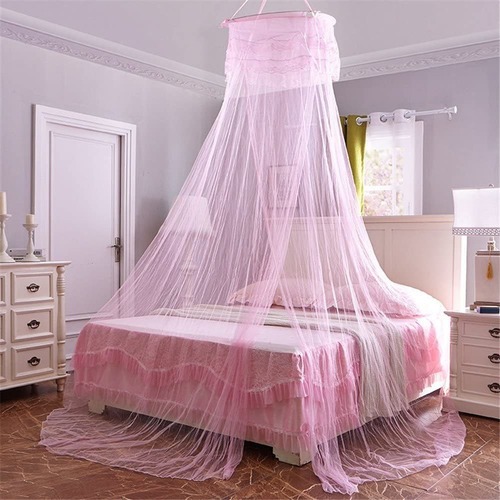 Rede Mosquiteira Mosquiteira Para Cama Com Cortina De Renda