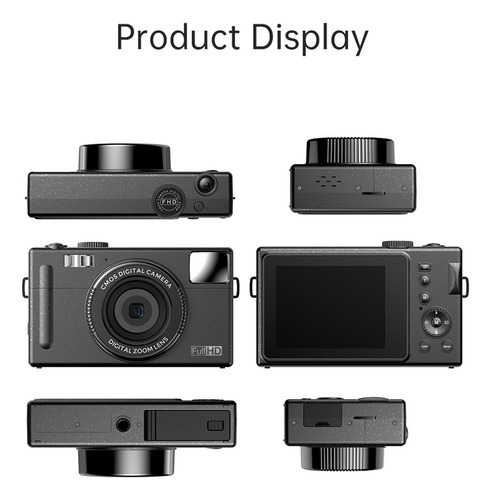 Cámara Digital Compacta Andoer 1080p Y Videocámara De 48 Meg
