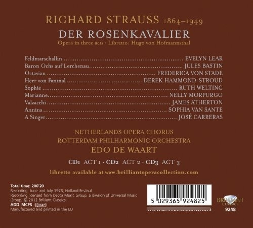 Strauss / Lear / Bastin / Stade / Hammond-stroud Der Rosenka