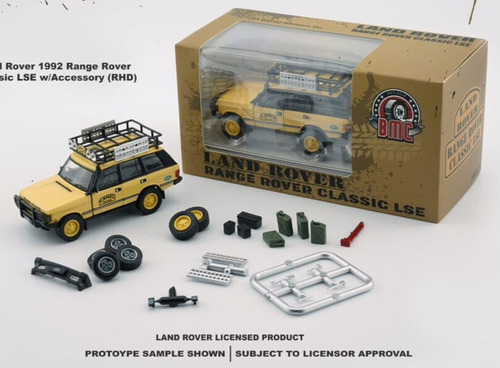 Carro Colección  Land Rover Ranger Classic Lse Camel 1/64