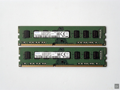 Kit Memória Ram Samsung 16gb 2x8 Ddr3 1600mhz Pc3 12800 (Usado)