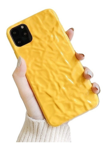 Funda Para iPhone Colores Vivos Textura 3d Moda D Goma +mica