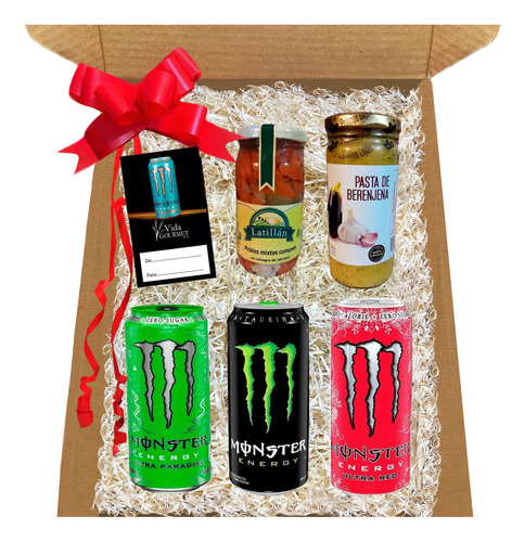 Set Monster Delicatessen Estuche Regalo Navidad Obsequio Kit