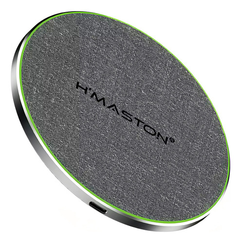 Carregador Indução Sem Fio Wireless P/ iPhone Samsung Xiaomi Cor Cinza