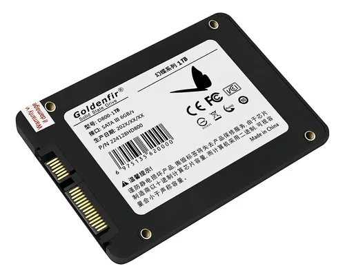 HD SSD 1TB Interno SATA III Goldenfir para PC e Notebook | Frete