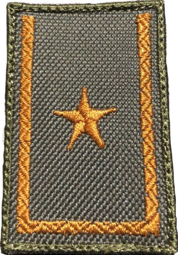 Grado Bordado De Pecho Uniformes Militares Ejército C/velcro