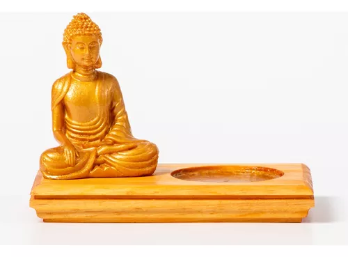 X3 Budas Bebes Dorados Resina Interior Decorativos Arghal - $ 5.990