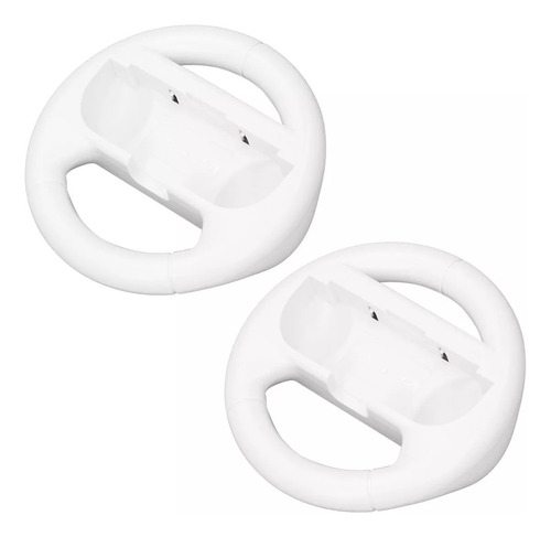 2 Volantes Joy-con Fundas Controles Para Nintendo Switch Blanco