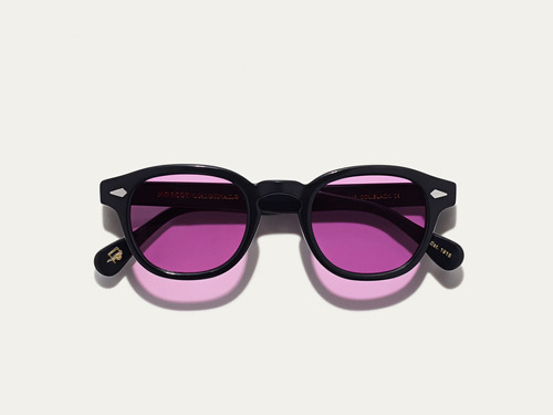 Moscot Lemtosh Black Lente Sol Tinta Violeta Purple Nurple