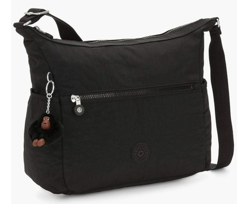 Cartera Bolso Kipling Modelo Alenya Color Black Tonal (usa)