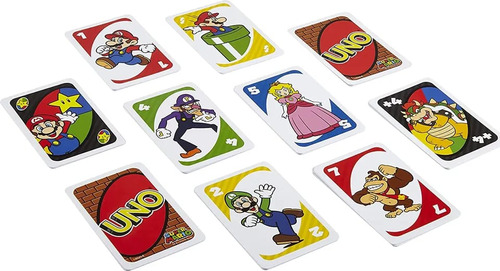 Juego De Cartas Mario Bross Versión Uno