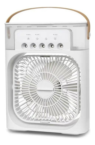 Ventilador De Escritorio Con Humidificador Portátil Perfume Blanco