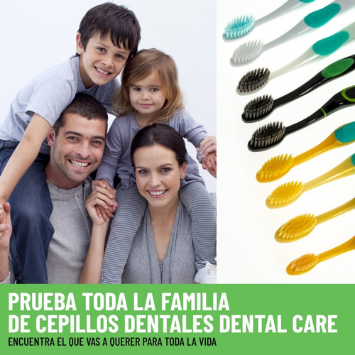 Vital Green Cepillo De Dientes Suave Gold Ion, Dorado 4 Pack