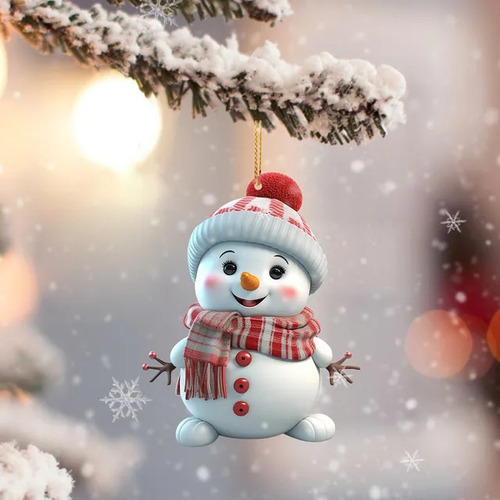 5 Piezas De Decoración De Árbol De Navidad, Yeti