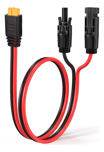 Elfculb Cable De Carga Solar De 10awg A Xt60, Cable De Exten