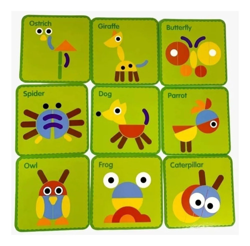 Imagen 3 de 7 de Rompecabezas Puzzle Juego Madera Montessori 39 Piezas Niños