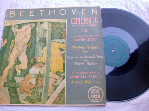 Beethoven Concierto Emperador * Friedrich Wührer Piano / Lp