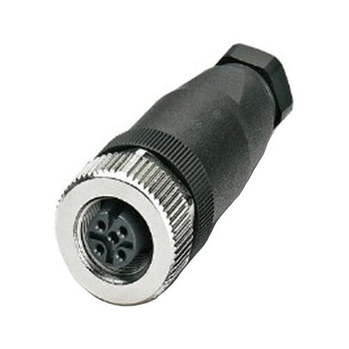 Conector M12, 5 Pines, Ip67, Recto, Armable Hembra