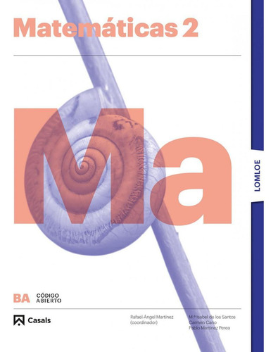 Libro: Matemáticas 2ºbachillerato. Código Abierto 2023. Aa.v
