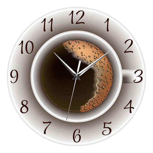 Reloj De Pared De Café, Imagen Decorativa De Taza De Café,