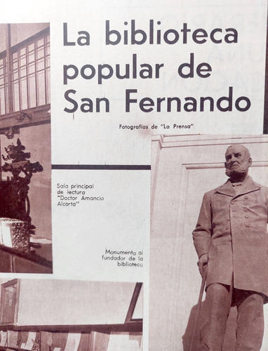 La Biblioteca Popular De San Fernando En 1970 Fotos