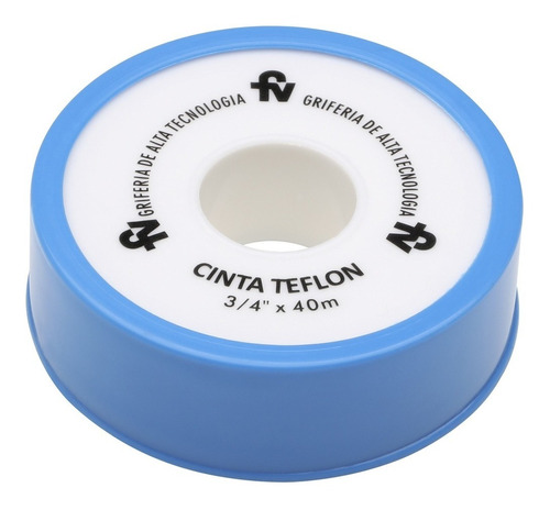 Cinta De Teflon Fv 19 Mm X 40 Metros Teflon-19-40  *