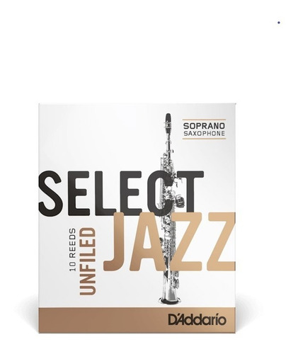 Palheta Sax Soprano Daddario Select Jazz  - Unfiled - 01 Uni