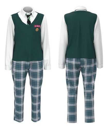 Traje De Uniforme Escolar De Cosplay Masculino All Us Are