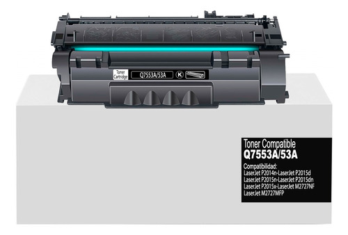 Toner Generico Q7553a Negro Para Impresora Laserjet P2014n