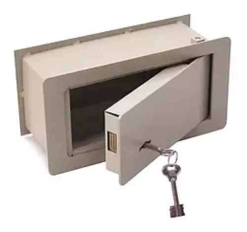 Caja Fuerte Con Llave De Seguridad Para Empotrar 13x25x9,7cm