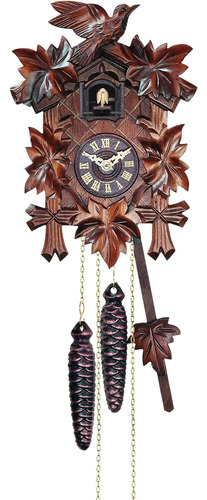 Engstler Reloj De Cuco De Cuarzo, 5 Hojas, Pájaro, Tamaño8 P