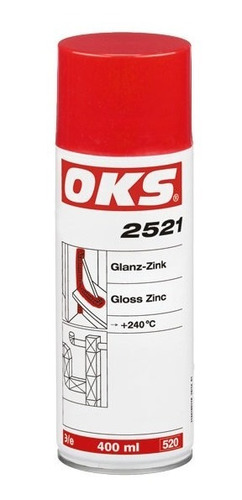 Recubrimiento De Zinc Brillante En Aerosol De 400ml Oks 2521