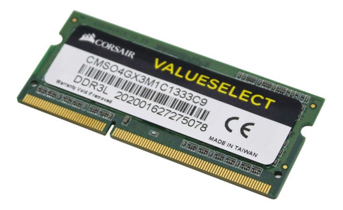 Memoria Corsair Sodimm Ddr3 4gb 1333mhz Notebook Netbook
