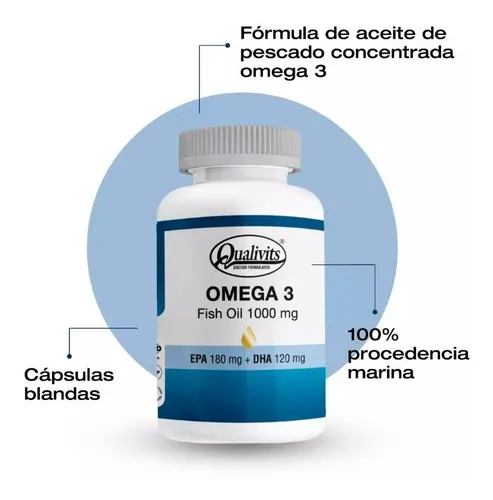 Suplemento Dietario Qualivits Omega 3 X 1000 Mg