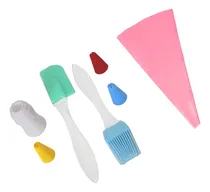 Comprar Set De Reposteria Espatula Brocha Manga Pastelera Duyas Past