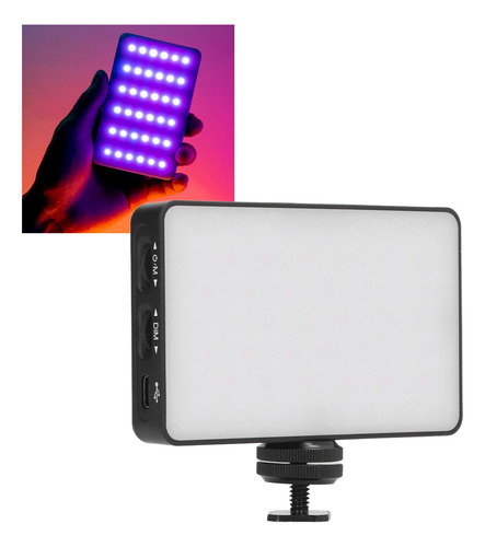Luzes De Vídeo Rgb, Câmera Led Colorida, Portátil